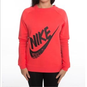 ⚡️SALE⚡️Nike red-orange tribal print sweater